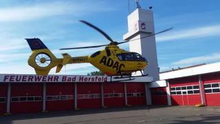 Rettungshubschrauber Christoph 28 ADAC RTH stationiert in Fulda [upl. by Okeim809]