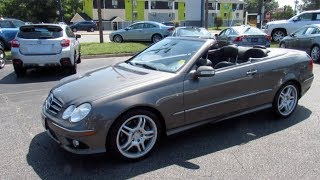 SOLD 2009 MercedesBenz CLK550 Convertible Walkaround Start up Tour and Overview [upl. by Evetta]