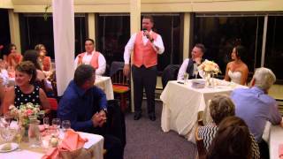 FUNNIEST Best Man Speech EVER Cecil Wedding [upl. by Navarro761]