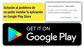 Cómo solucionar el problema de que no se puede instalar la aplicación en Play Store 2024 [upl. by Dominus682]