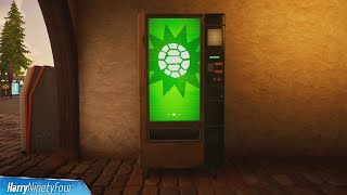 Purchase Ninja Turtle Weapons from Vending Machines Locations  Fortnite TMNT [upl. by Crandall]