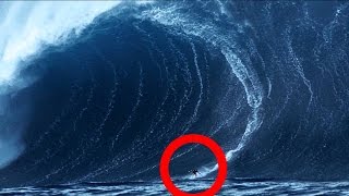 BIGGEST WAVES ever surfed Including arguably the worlds LARGEST WAVE ever caught on camera [upl. by Norling411]