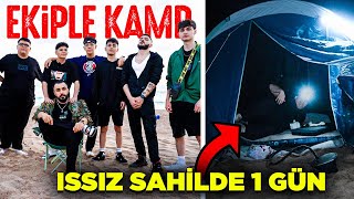 EKİPLE ISSIZ SAHİLDE BİR GECE GEÇİRDİK YILLARDIR BEKLENEN KAMP VİDEOSU [upl. by Ryle505]