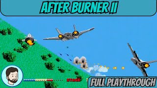 After Burner II Mega Drive  Full Playthrough [upl. by Corwun]