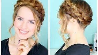 How to Easy Crown Braid [upl. by Mufinella]