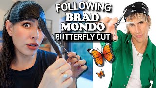 I tried cutting my own hair and following a Brad Mondo tutorial Butterfly Cut [upl. by Crofoot429]