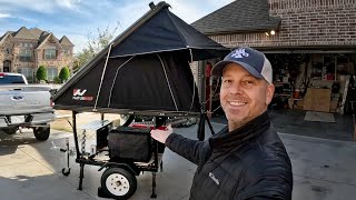 Building my MICRO rooftop tent trailer Start to finish [upl. by Berthoud]