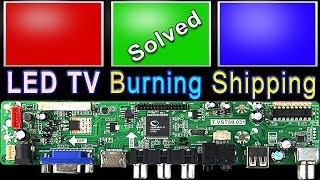 How To Exit From Burning Mode Or Shipping Mode In LED TV  Fix Burning Problem [upl. by Shawn379]