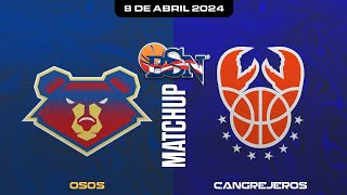 Osos de Manatí vs Cangrejeros de Santurce  BSN2024 [upl. by Blum]