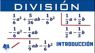 División de polinomios con fracciones  Introducción [upl. by Lennox]