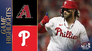 Dbacks vs Phillies NLCS Game 1 Highlights 101623  MLB Highlights [upl. by Nylecsoj]