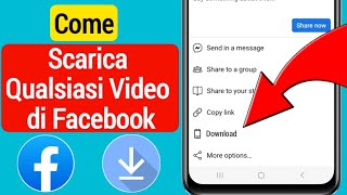 Come scaricare i video di Facebook nella Galleria del telefono  Scarica QUALSIASI video di Facebook [upl. by Wycoff815]