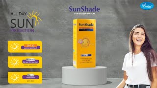 Sunshade Sunscreen Lotion 50ml amp 100ml  Benefits Review  Light amp NonSticky Water Resistant [upl. by Payton]