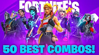 50 BEST Fortnite Skin Combos Of All Time [upl. by Odnalor46]