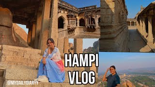 Hampi vlog🌷  Hampi Tour  Hampi Karnataka  Ancient Temple hampi hampiturism hampivlog [upl. by Anawak]