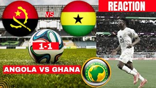 Angola vs Ghana 11 Live Africa Cup of Nations Qualifiers Football Match 2023 Highlights Black Stars [upl. by Phare]