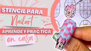 ✅GUÍAS PARA MANO ALZADA😍🖌️La forma más fácil de practicar nailart💅🏻 [upl. by Dorfman]