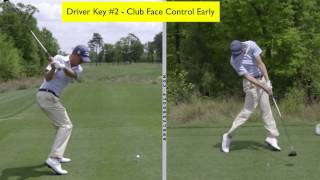 Justin Thomas  Slow Motion Driver Swing Analysis [upl. by Ennovihc]