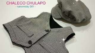 Tutorial como coser un Chaleco de chulapo Patrones gratis [upl. by Roderich]