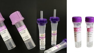 PEDIATRIC EDTA TUBE WITH DIFFERENT COLOUR CAP FOR SAMPLE COLLECTION laboratory medical youtube [upl. by Atsyrc231]