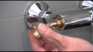 Exposed bath shower mixer  Flow diverter valve maintenance and replacement [upl. by Shepard]