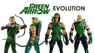 Green Arrow Evolution Figure Collection [upl. by Mosra]