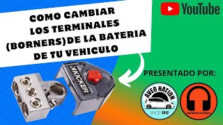 Como cambiar los terminales de la bateria en un vehiculo y unboxing Kicker BT4  AVEONATION [upl. by Plato121]