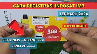 Cara Registrasi Kartu Indosat IM3 Terbaru 2024 [upl. by Ahsiekat]