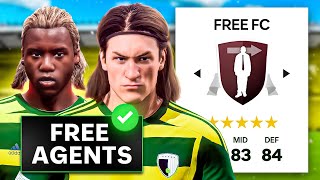 I Created FREE AGENTS FC amp Dominated World Football 😍 [upl. by Inalak167]