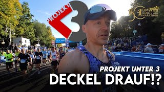 Berlin Marathon 2024 PROJEKT UNTER 3  Deckel drauf [upl. by Essej]