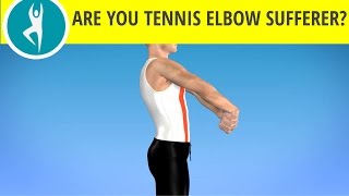 Stretching Exercise for Tennis Elbow and Extensor Muscles in the Forearm [upl. by Murdock]