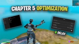 Fortnite Chapter 5 Optimization Video Fps Boost  0 Delay [upl. by Garrek]