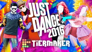 Qual é a MELHOR música do JUST DANCE 2016  Tiermaker [upl. by Erreid718]