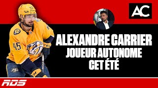 Alexandre Carrier veut rester avec les Predators [upl. by Nibla252]