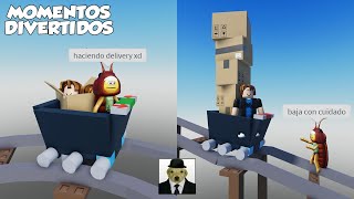 CART RIDE DELIVERY MOMENTOS DIVERTIDOS ROBLOX [upl. by Malet270]