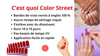 Color Street  Bandelettes de vernis à ongles semipermanent [upl. by Penn937]