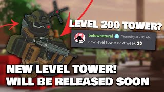 New Level Tower Will Get Released Soon Speculation  TDS Roblox [upl. by Annahsar]