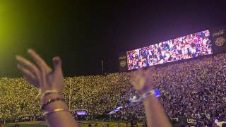 Calling Baton Rouge before 4th quarter in epic LSU win over Ole Miss on 101224 [upl. by Roane]