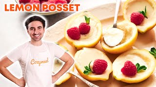 Lemon Posset Recipe 🍋✨ Vibrant Citrus Flavor No Oven Required [upl. by Luapnoj465]