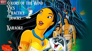 Colors Of The Wind karaoke sing along learn song [upl. by Lirpa]