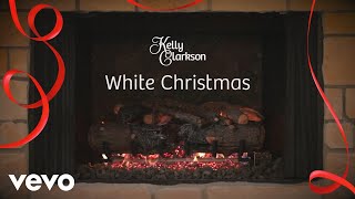 Kelly Clarkson  White Christmas Wrapped In Red  Fireplace Version [upl. by Svirad]