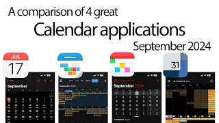 A comparison of 4 great calendar applications [upl. by Morrison]