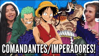 JOVENS REAGEM A M4RKIM  COMANDANTES e YONKOU ONE PIECE [upl. by Leamsi]