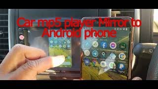 android car player mirror link [upl. by Aitak]