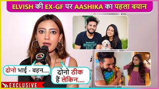 Dono Saath MeinAashika Bhatias First Reaction On Elvish Yadavs Ex GF Kirti Mehra  Exclusive [upl. by Arahas]