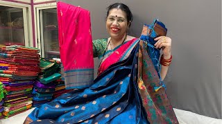 Paithani Paithani special collection  Kasturi paithani live [upl. by Joseph]