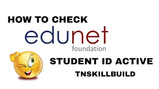 HOW TO CHECK STUDENT ID ACTIVATE IN EDUNET FOUNDATION COURSE  TNskillbuild Resume upload in edunet [upl. by Nilrem]