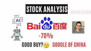 Baidu Stock Analysis  Extrem undervalued China Stock [upl. by Moria]