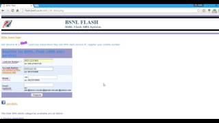 Procedure of SMS alert for BSNL landline amp Broadband service [upl. by Adnoek302]