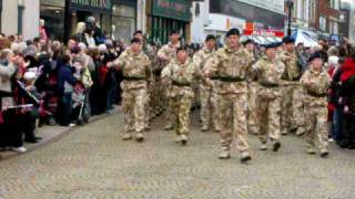 22 Signal Regiment Welcome Home to Stafford [upl. by Hickey]